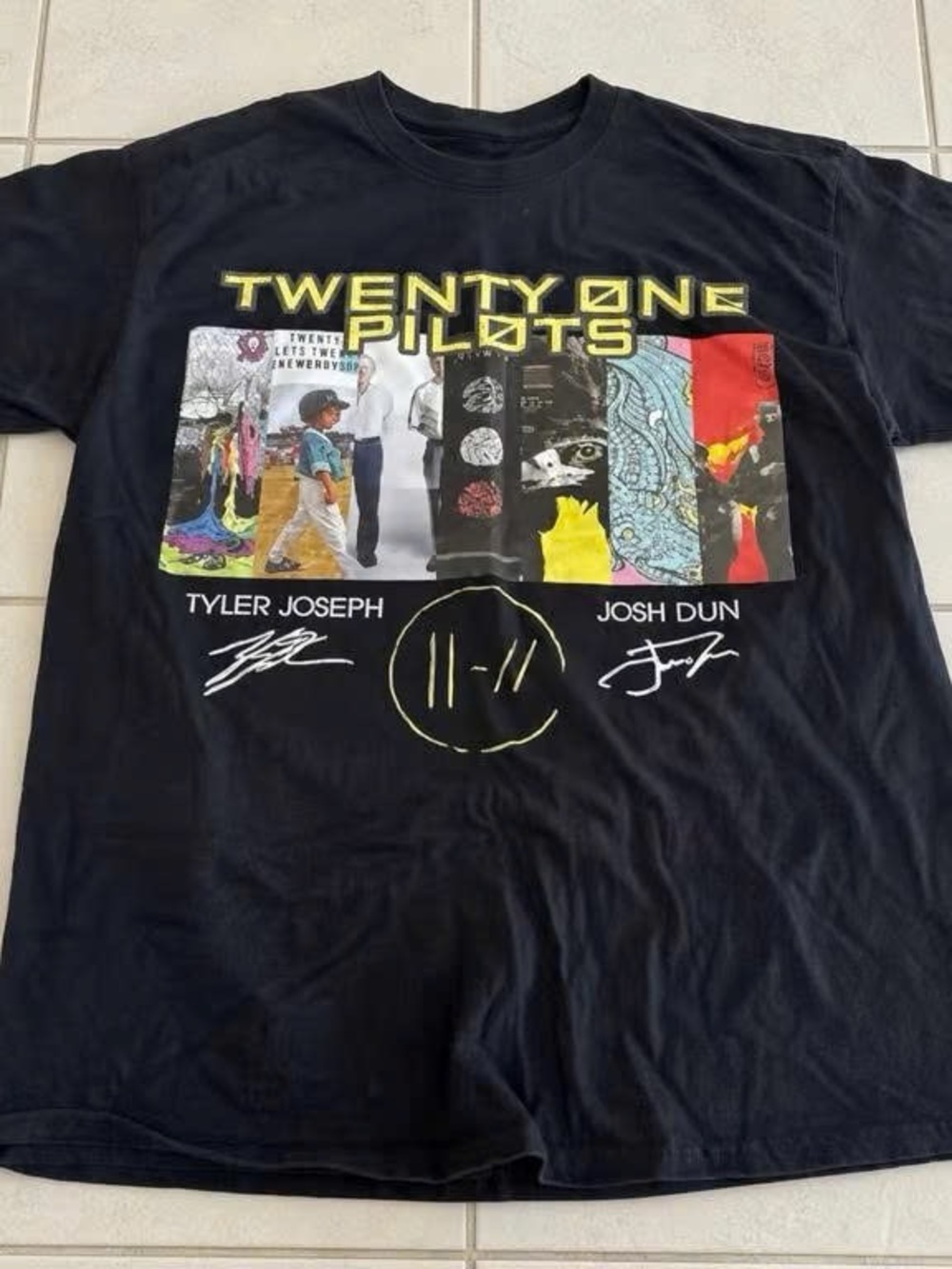 Forever 21 Black Twenty One Pilots Graphic Tee
